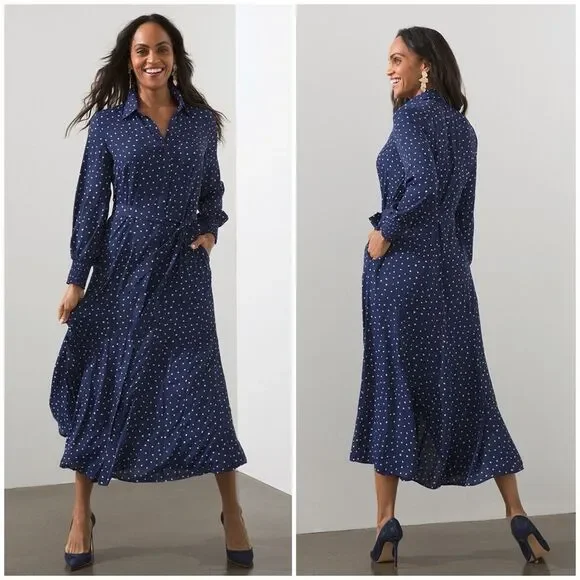 chico's blue dress CHICO'S Size xs navy blue Dress main image 1